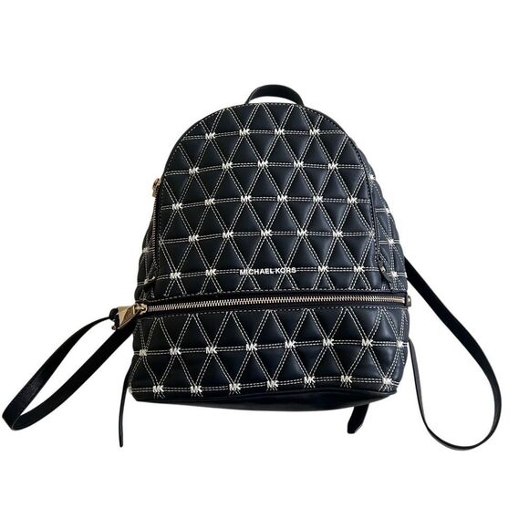 MICHAEL MICHAEL KORS Rhea Medium Quilted Leather Backpack - Picture 2 of 10